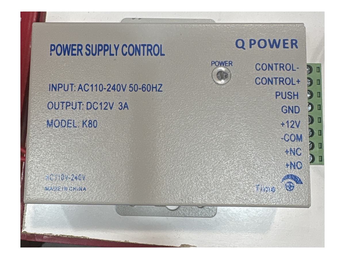 Q Power K80 12V 3A Access Control Power Supply