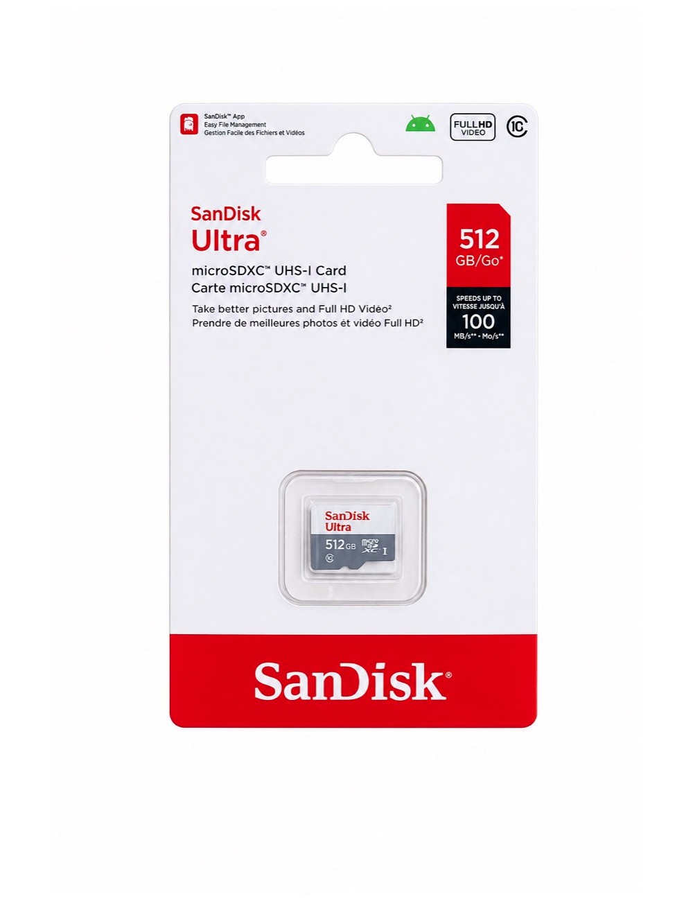 SanDisk Ultra 512GB microSDXC UHS-I Card