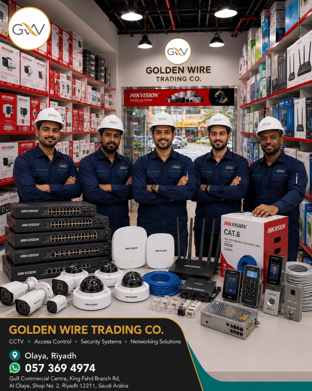 Golden Wire technicians for IT infrastructure installation services